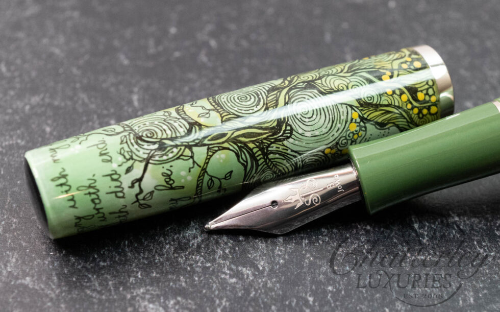 Stanford Pen Studio Jabulani Tribute to William Blake Hand-Painted Fountain Pen