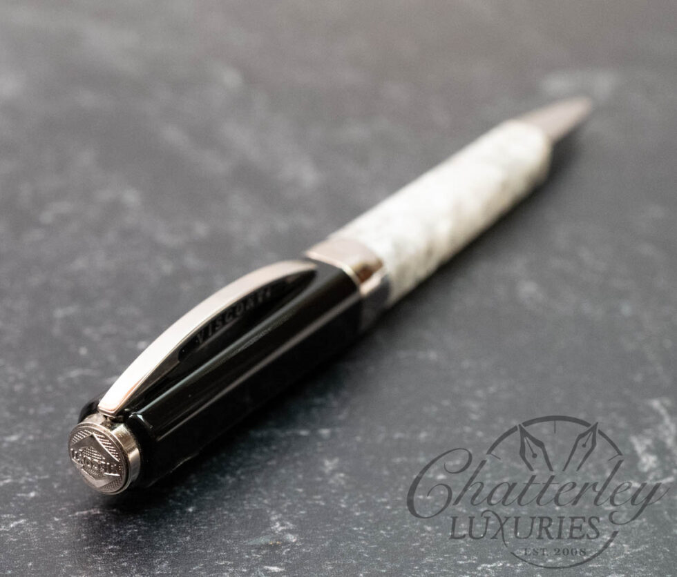 Visconti Opera Club Black and White Ballpoint Pen