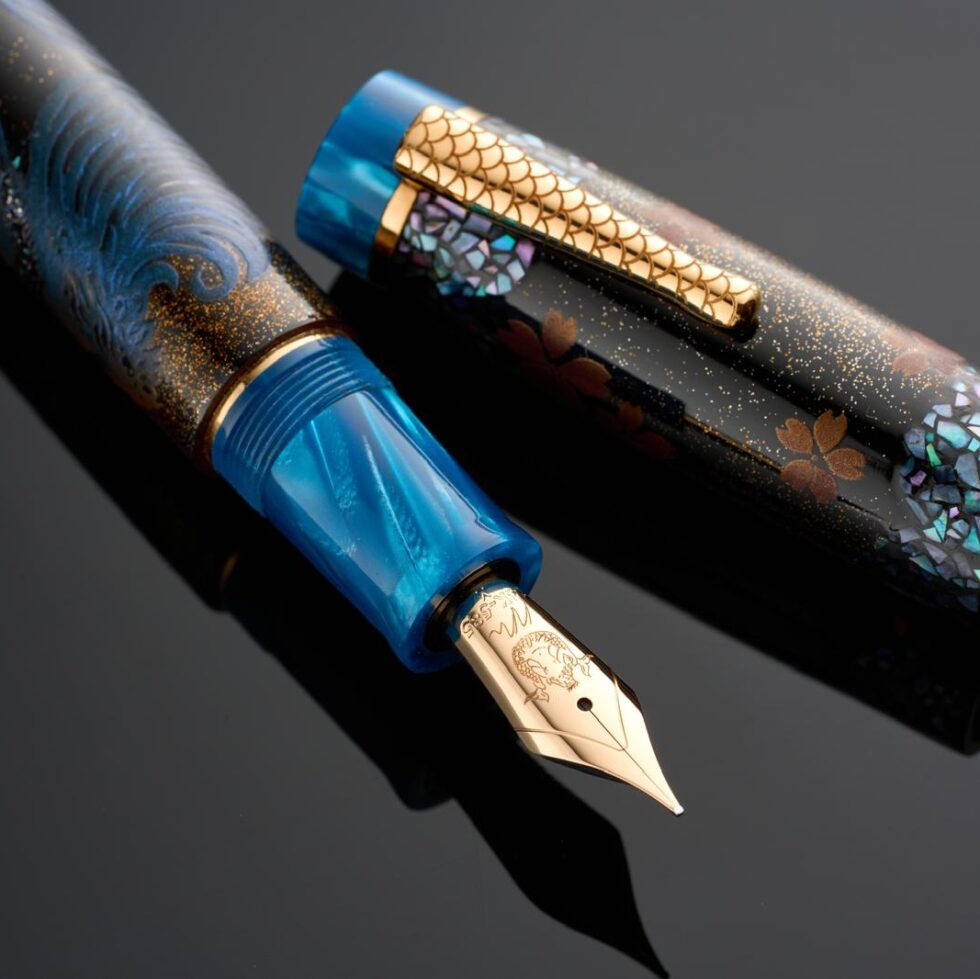 Nino Marino Signature Parthenope Maki-e The Song of Two Seas Fountain Pen