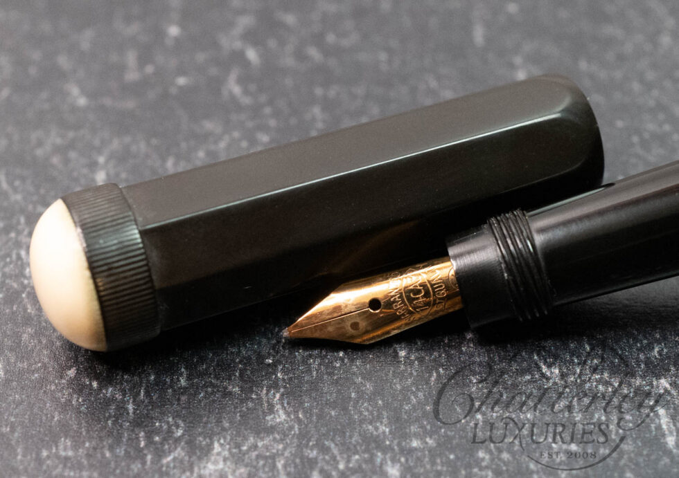 Genta Gold Extra Ebonite Safety Fountain Pen