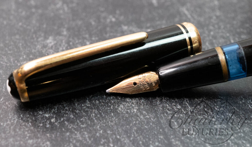 Montblanc Vintage No. 254 Black Resin Fountain Pen