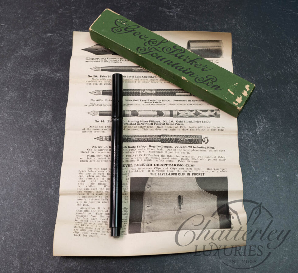 Parker Geo S. Parker Vintage "Lucky Curve" Fountain Pen