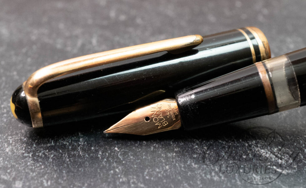 Montblanc Vintage No. 256 Black Resin Fountain Pen