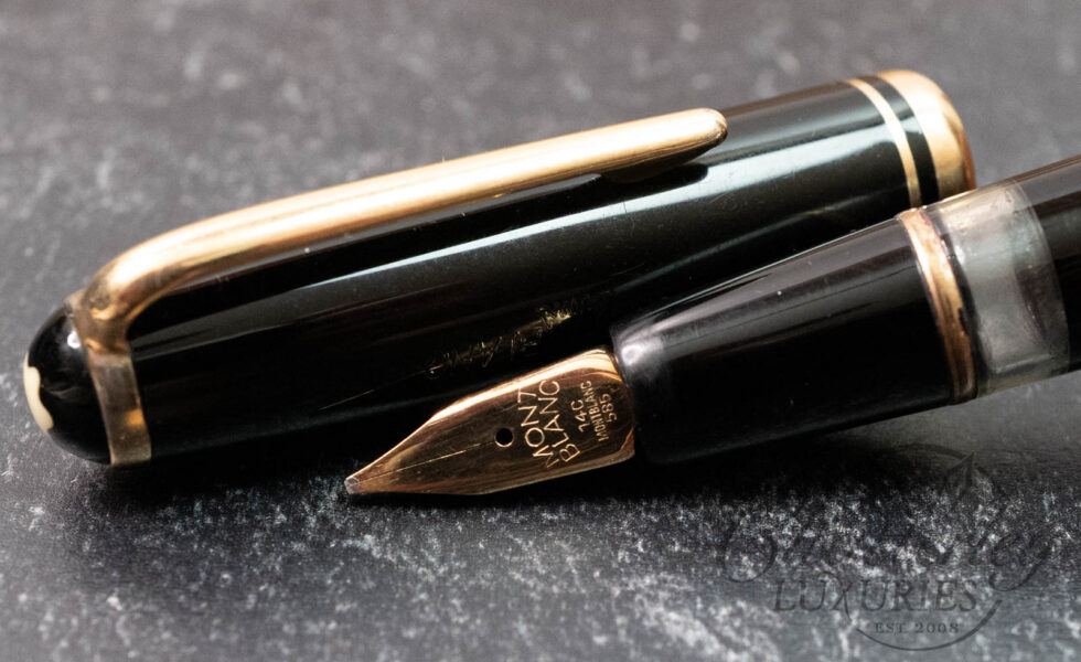 Montblanc Vintage No. 256 Black Resin Fountain Pen