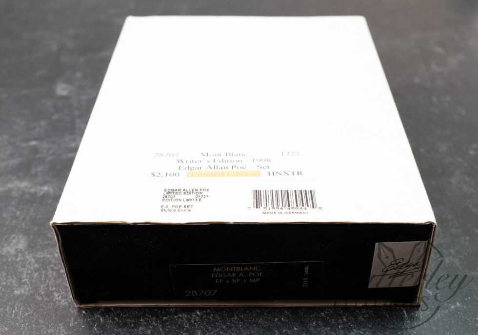 Montblanc Edgar Allen Poe Writers Limited Edition Pen Set (SEALED)