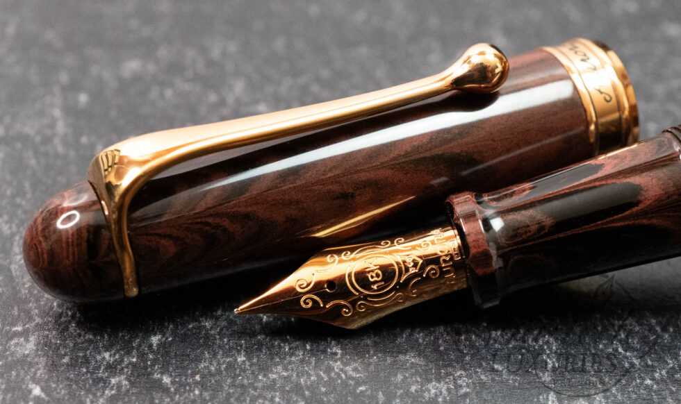 Aurora 88 Ebonite Cognac Limited Edition Fountain Pen