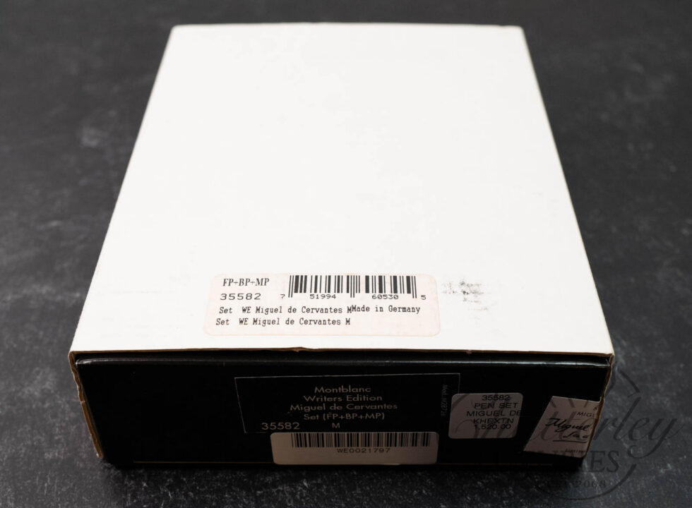 Montblanc Miguel de Cervantes Writers Limited Edition Fountain Pen, Ballpoint & Mechanical Pencil Set (SEALED)