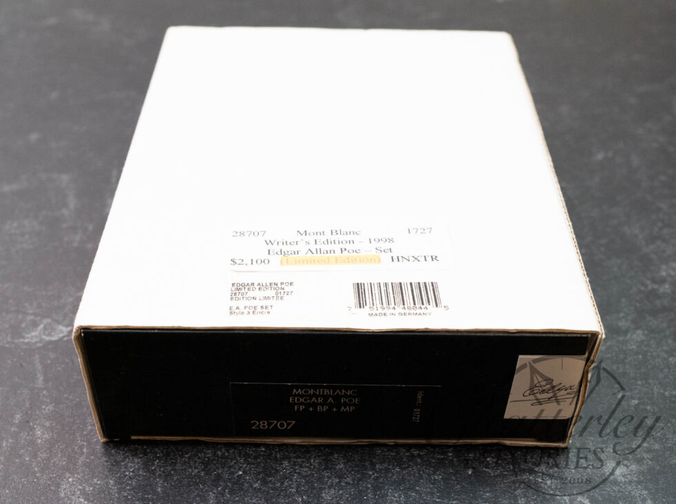 Montblanc Edgar Allen Poe Writers Limited Edition Pen Set (SEALED)