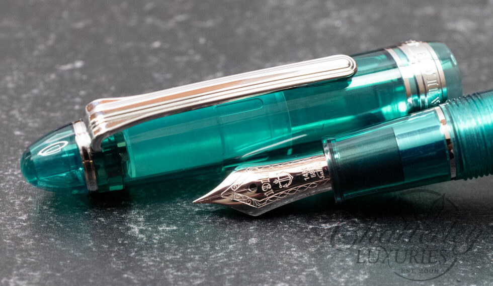 Sailor 1911S Teal Demonstrator Fountain Pen