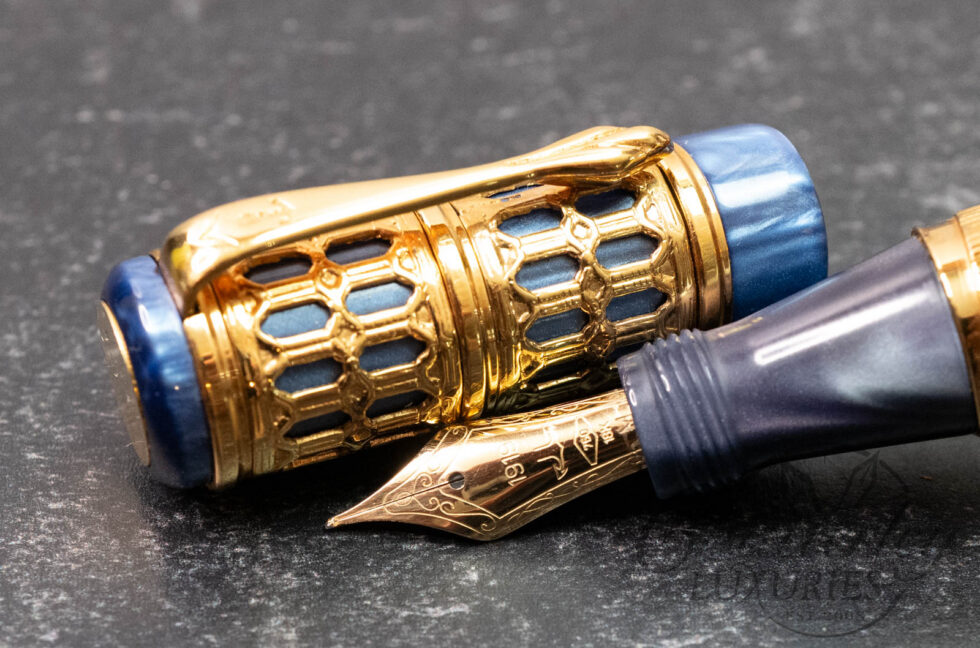 Ancora Torre Di Pisa Grey Marble Limited Edition Fountain Pen