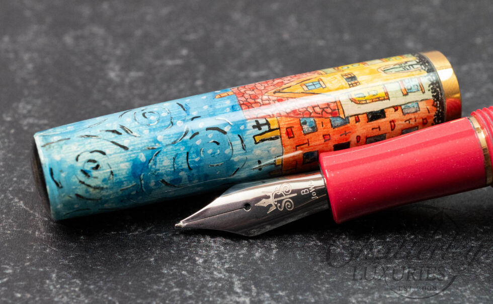 Stanford Pen Studio Jabulani Village Hand-Painted Fountain Pen