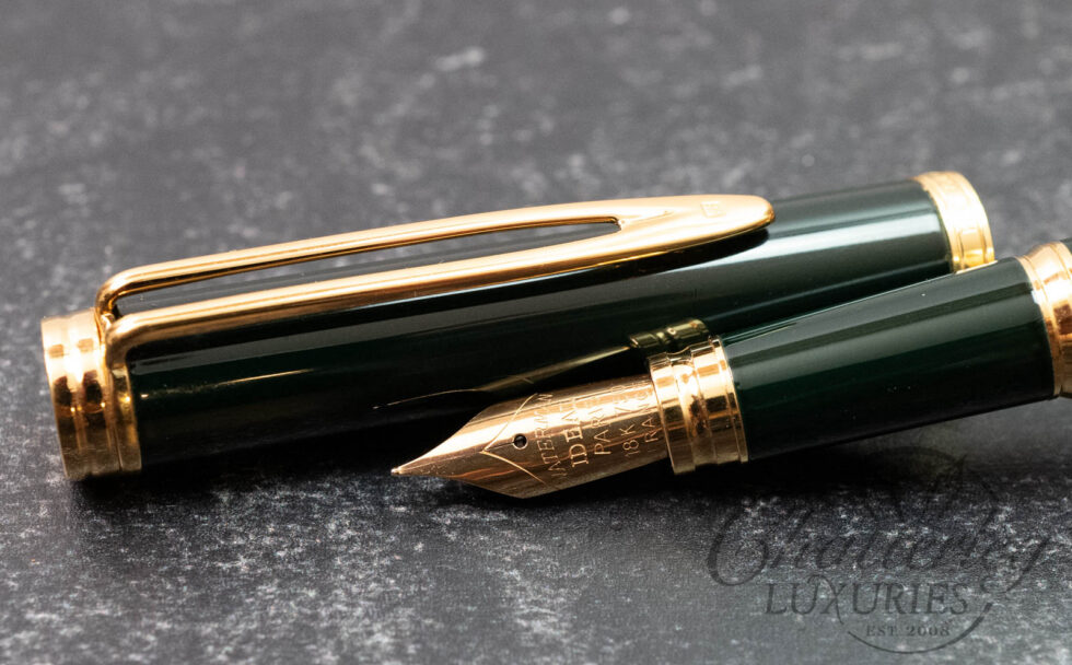 Waterman Gentleman Series Green Lacquer Fountain Pen