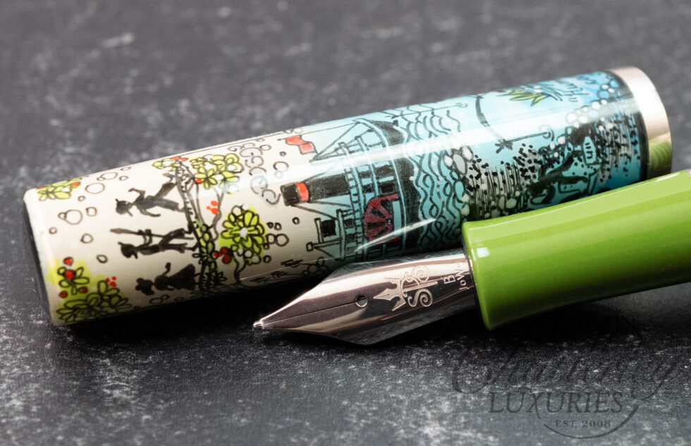 Stanford Pen Studio Jabulani "Huckleberry Finn" Hand-Painted Fountain Pen