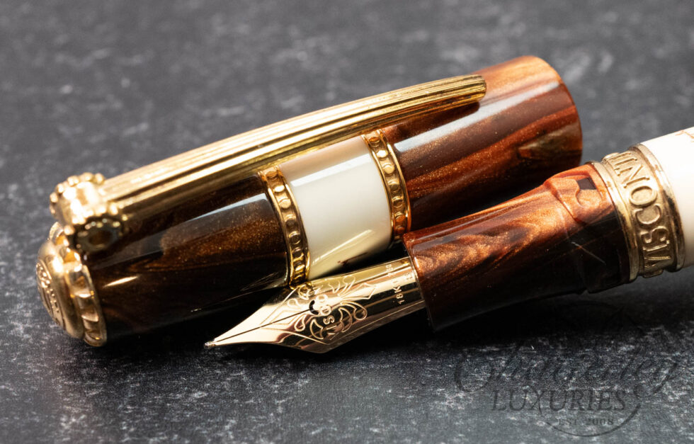 Visconti Leonardo Da Vinci Machina Limited Edition Fountain Pen with Vermeil Trim