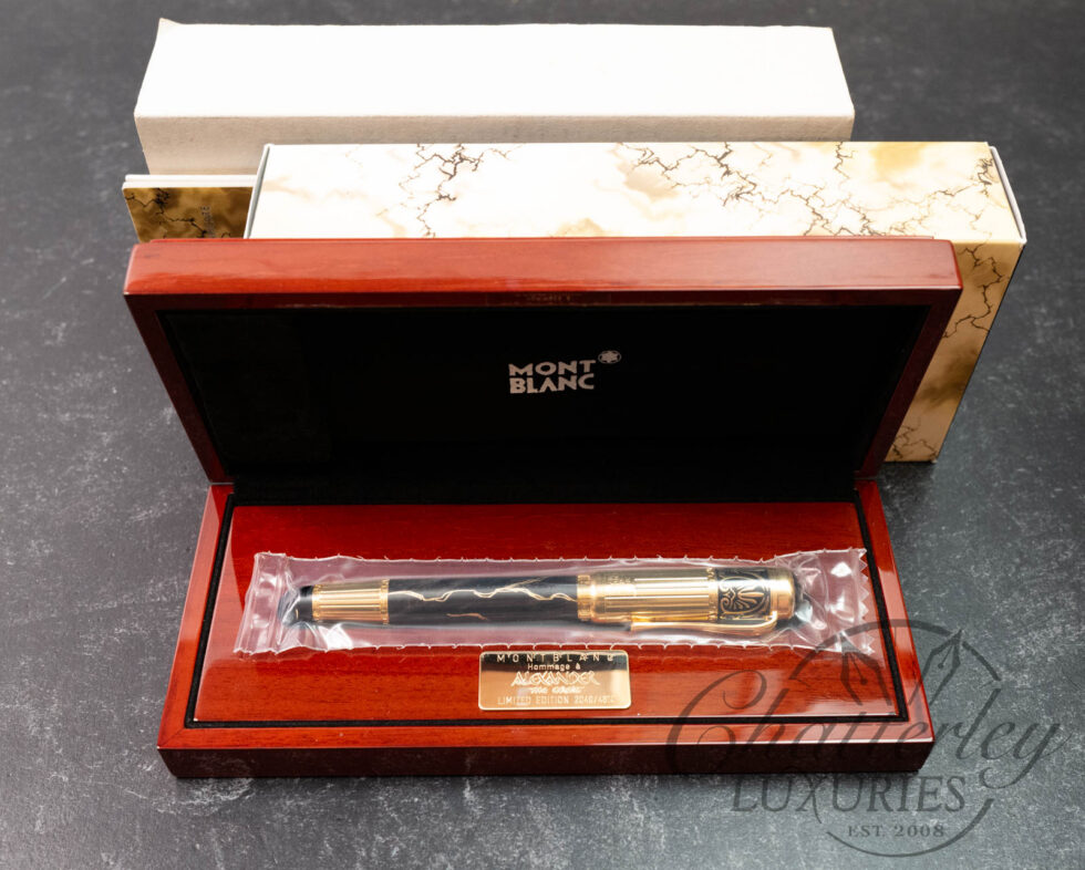 Montblanc Hommage à Alexander the Great Patron of the Arts Limited Edition 4810 Fountain Pen (SEALED)