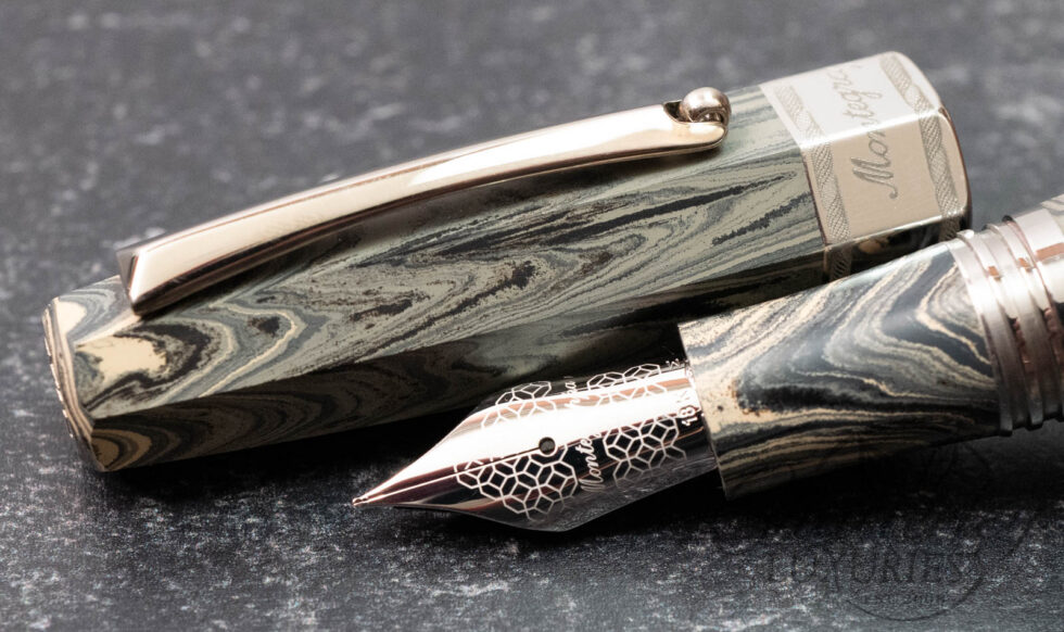 Montegrappa Extra Otto Botanical Black Bat Flower Limited Edition Fountain