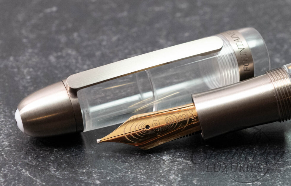 Conid Bulkfiller Kingsize Demonstrator Streamline 14k Nib Fountain Pen