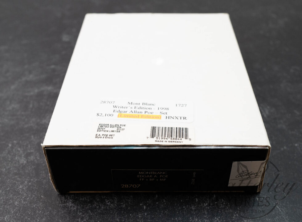 Montblanc Edgar Allen Poe Writers Limited Edition Pen Set (SEALED)
