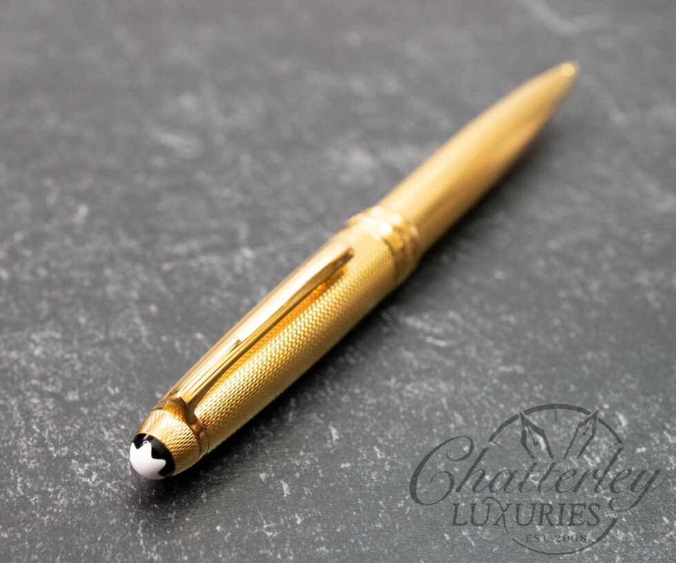 Montblanc Meisterstück 165V Solitaire Barleycorn Vermeil Mechanical Pencil