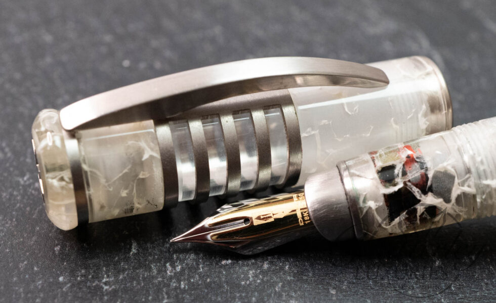 Chatterley Delta Stantuffo Fusion Star Cage Krustallos Resin Limited Edition Fountain Pen