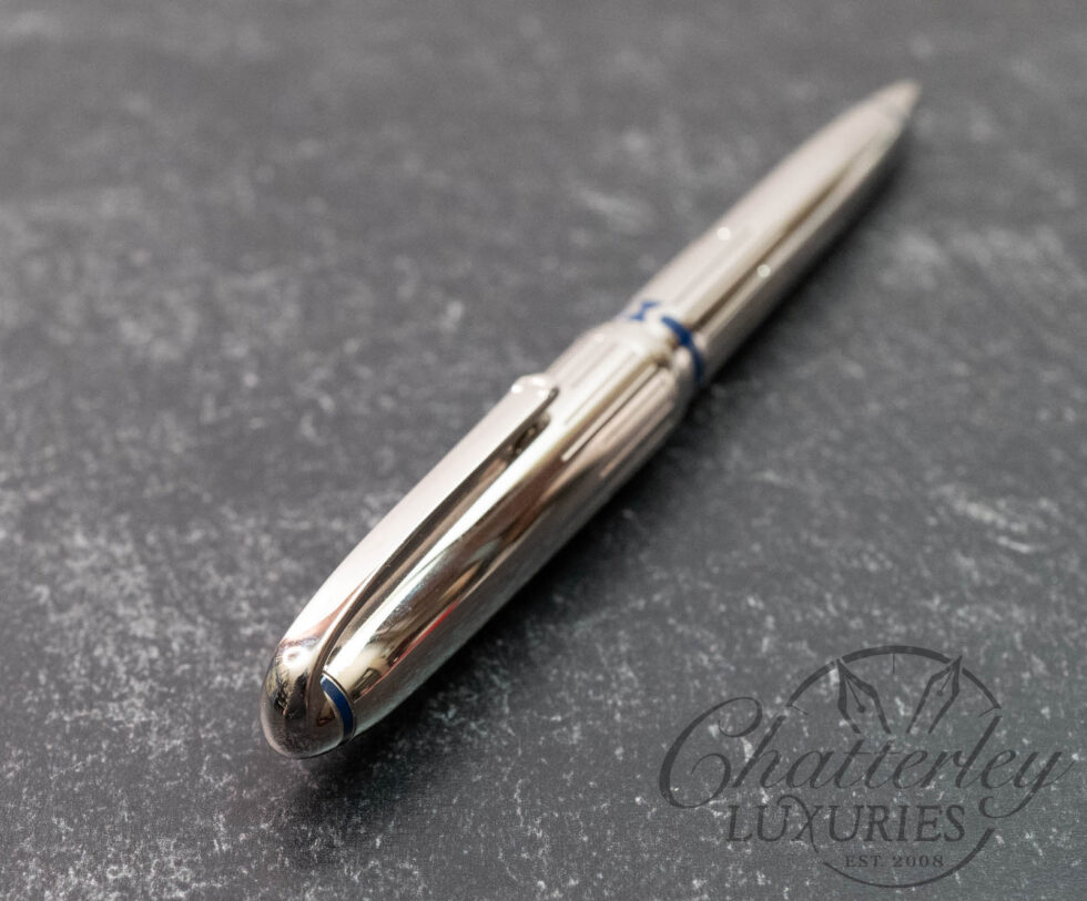 Cartier Art Deco Louis Cartier Blue Lacquer & Platinum Limited Edition Ballpoint Pen