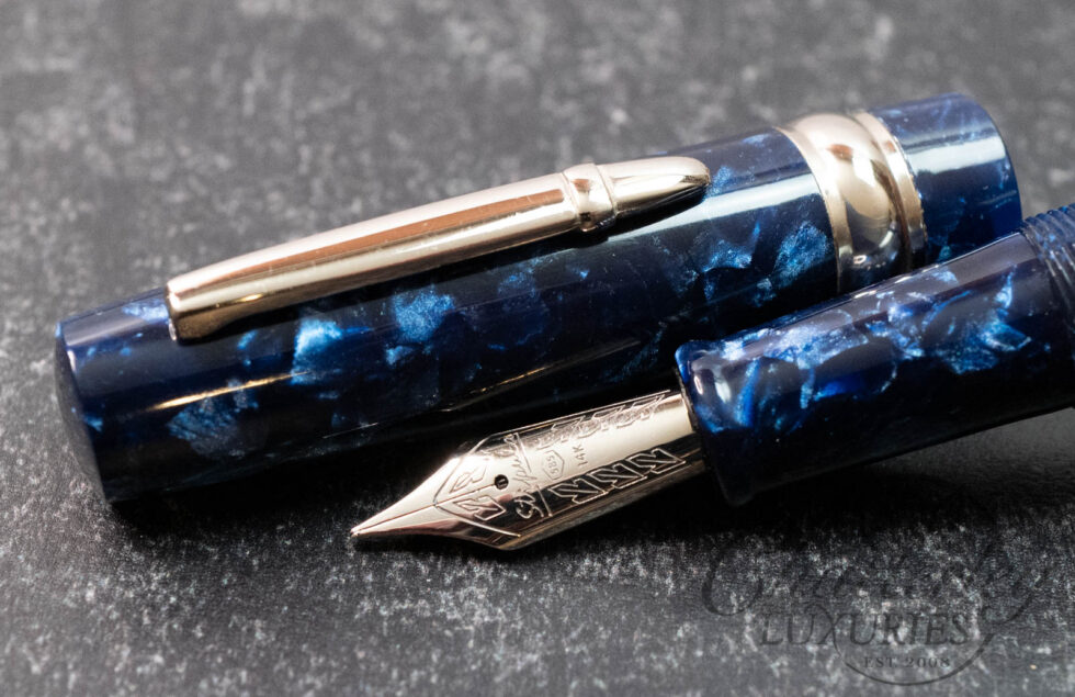Stipula Novecento Marbled Blue Fountain Pen