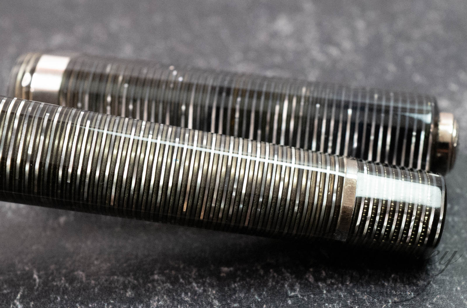 Visconti Wall Street Grey Celluloid Limited Edition Fountain Pen - Image 10