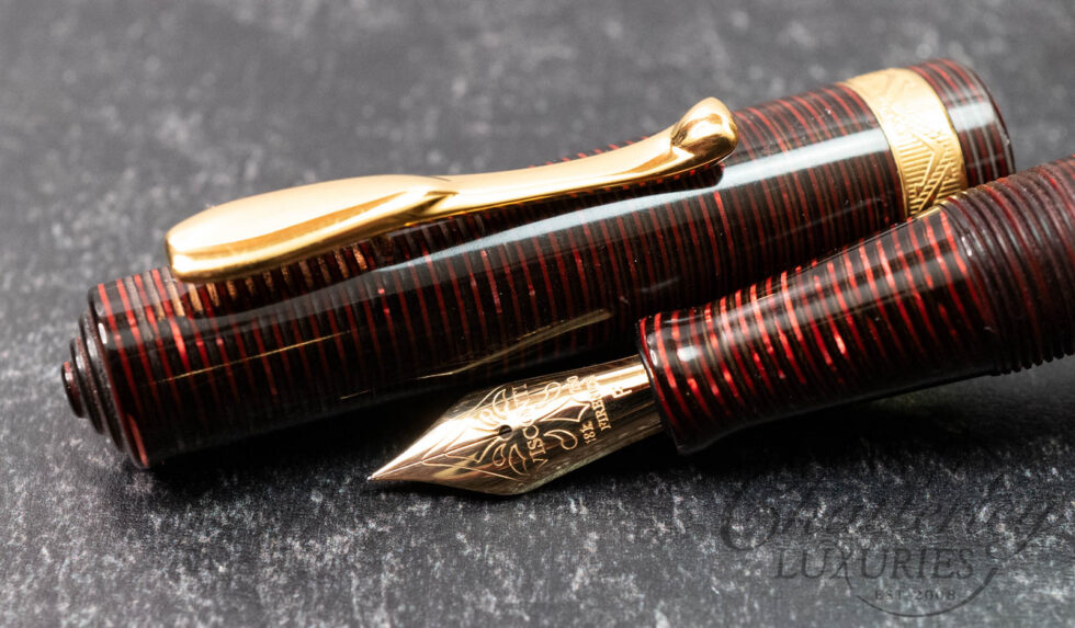 Visconti Manhattan Red Celluloid Fountain Pen