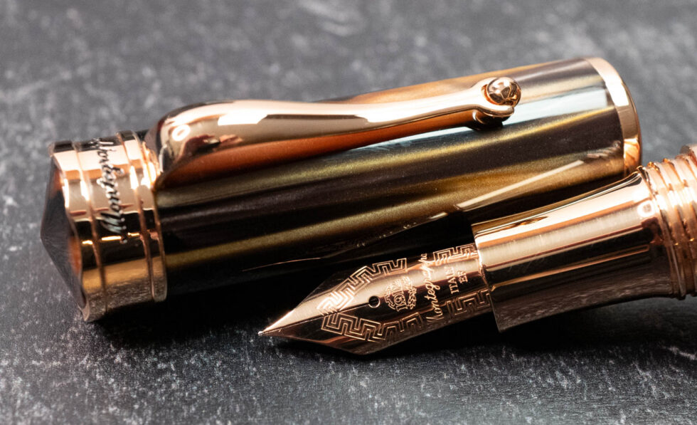 Montegrappa Ducale Grande Oversized Emperador Brown Limited Edition Fountain Pen