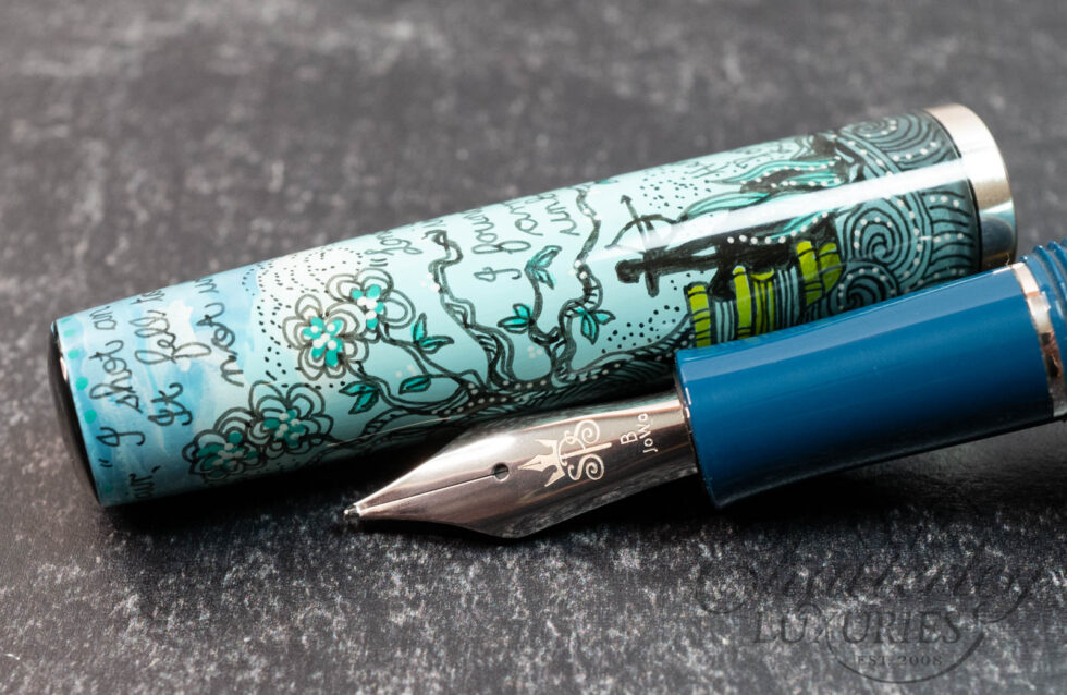Stanford Pen Studio Jabulani Tribute to Henry Wadsworth Longfellow Hand-Painted Fountain Pen
