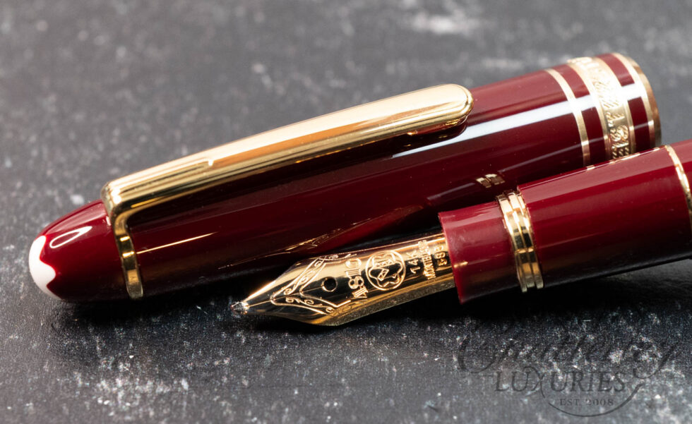 Montblanc Meisterstück Mozart Burgundy Fountain Pen