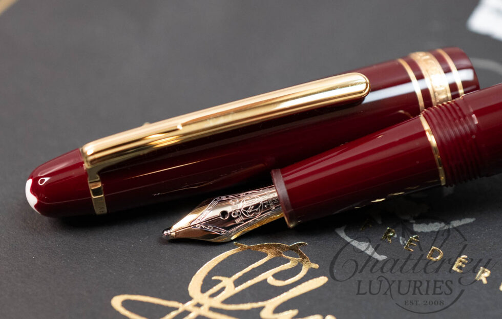 Montblanc Meisterstück 145 Hommage À Frédéric Chopin Bordeaux Fountain Pen