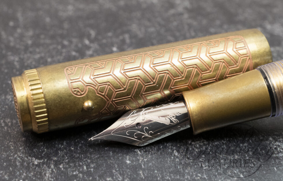 Fine Writing International Bronze Age Golden Armour 6th Generation Fountain Pen