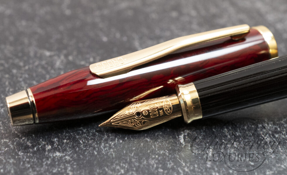 Cross Century II Red Marble Fountain Pen