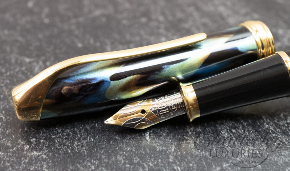 Cross Pinnacle Peacock Lacquer Fountain Pen