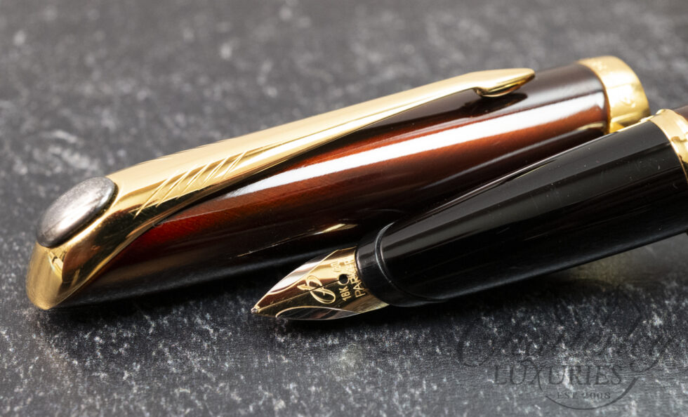 Parker Ellipse Red Lacquer Fountain Pen