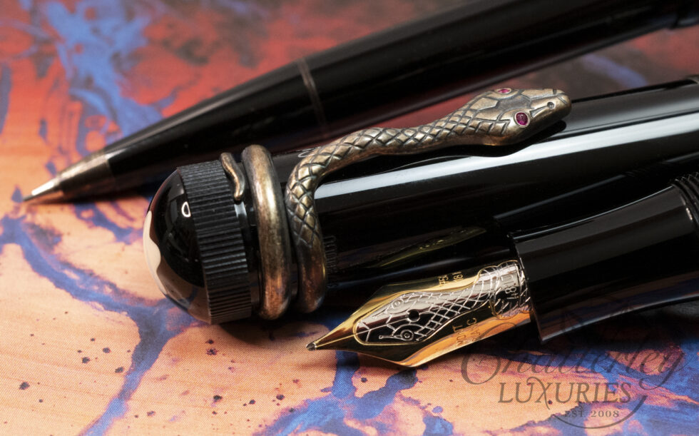 Montblanc Agatha Christie Limited Writers Edition Fountain Pen and Mechanical Pencil Set