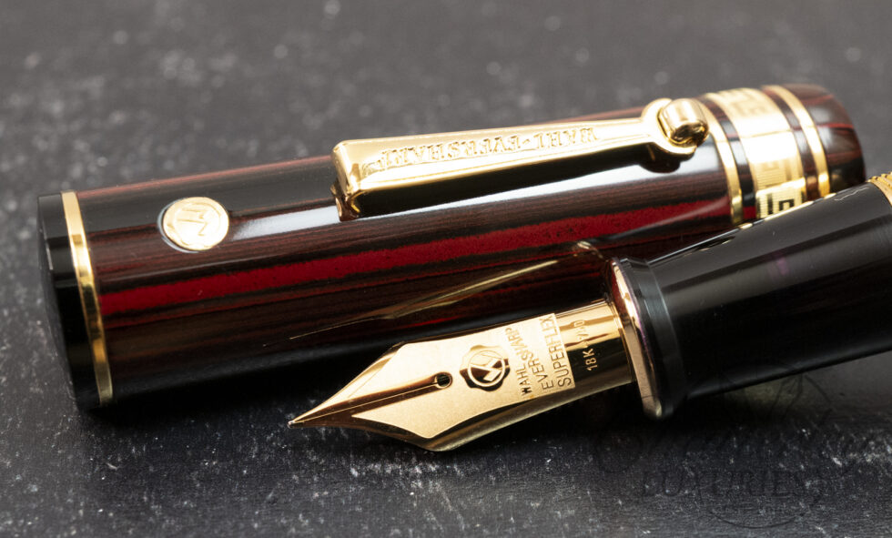 Wahl Eversharp DECOBAND Gold Seal Rosewood Oversized Collection Fountain Pen