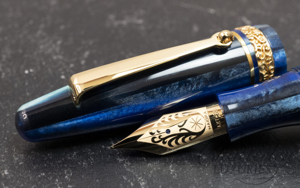 Maiora Ogiva Agua De Mar Limited Edition Fountain Pen - 14kt Gold Nib