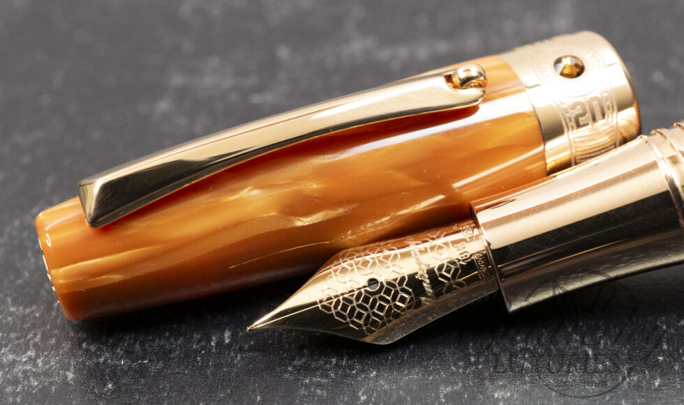 Chatterley Montegrappa Legacy Extra Grande Caramel Celluloid Limited Edition Fountain Pen