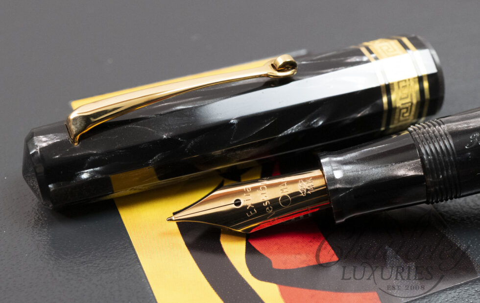 Omas Arte Italiano "Old Style" Paragon 80th Anniversary Grey Striated Limited Edition Fountain Pen
