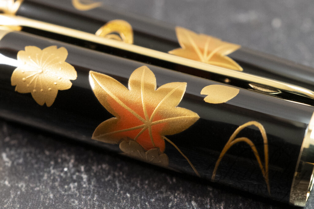 ST Dupont Line D Eternity XL Maki-e Ryusui Shunju Fountain Pen