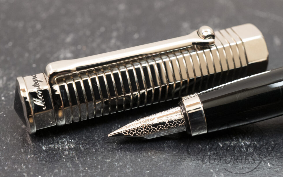 Montegrappa NeroUno Duetto Black/Silver Fountain Pen