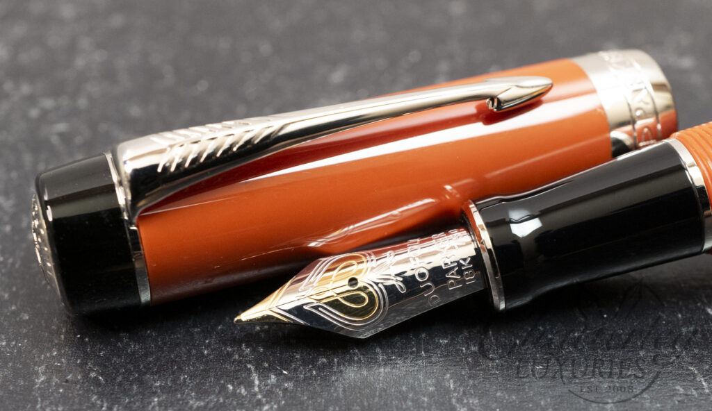 Parker Duofold Centennial Big Red Palladium Trim Fountain Pen
