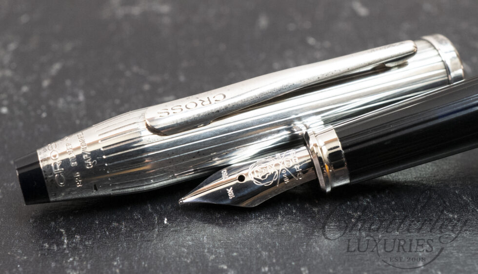 Cross Century II Pinstripe Sterling Silver Fountain Pen