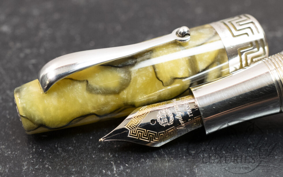 Montegrappa Extra 1930 Marbled Green Celluloid Fountain Pen