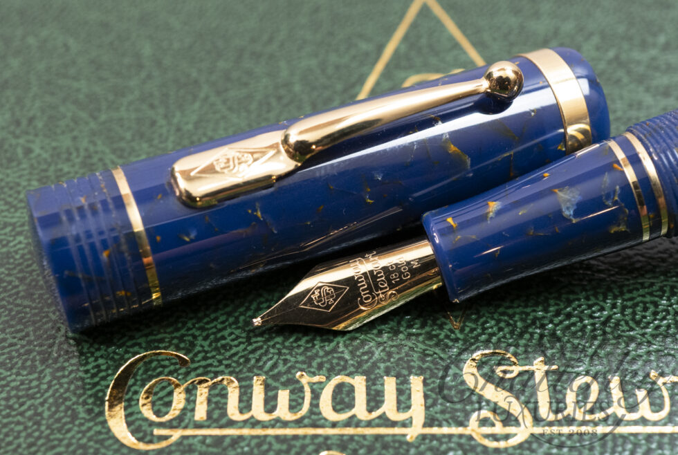 Conway Stewart Churchill Lapis Blue Limited Edition Fountain Pen
