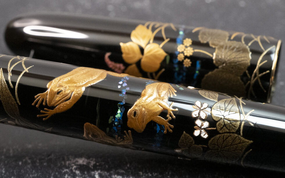 Namiki Yukari Royale Maki-e Frog Fountain Pen