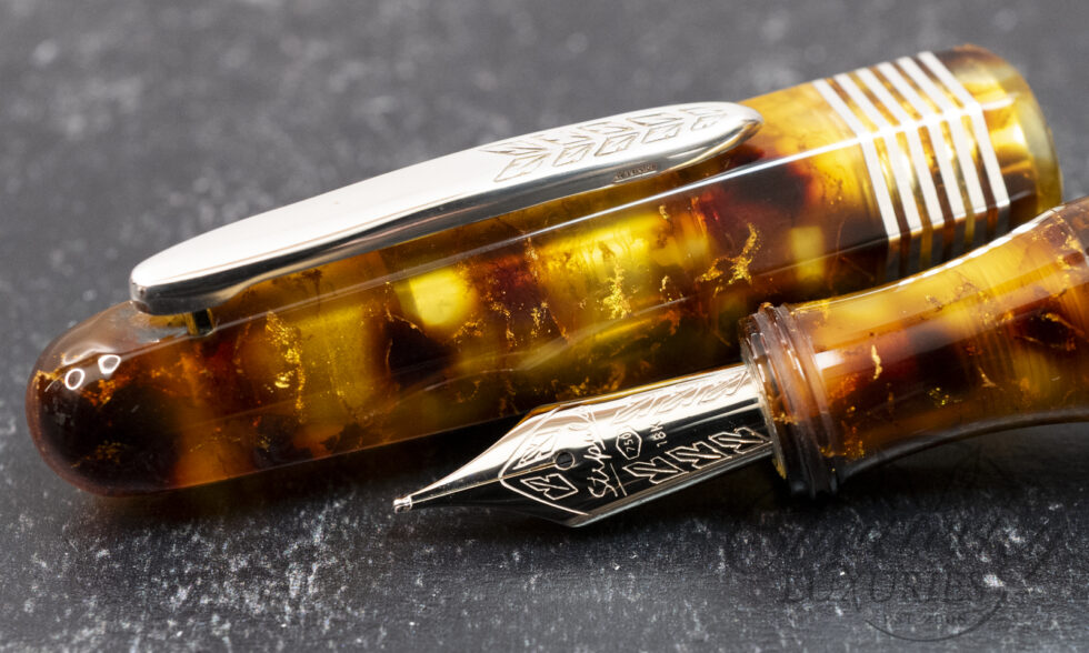 Stipula Etruria Miele Selvatico Faceted Oversized Limited Edition Fountain Pen