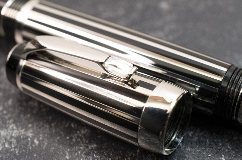 Montblanc Bohème Crystal Platinum Plated Fountain Pen